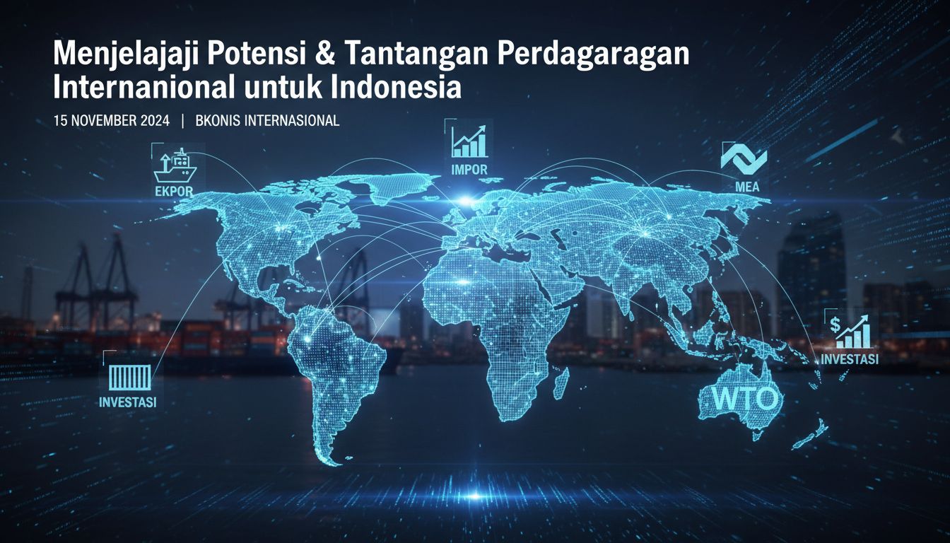 Menjelajahi Potensi & Tantangan Perdagangan Internasional untuk Indonesia