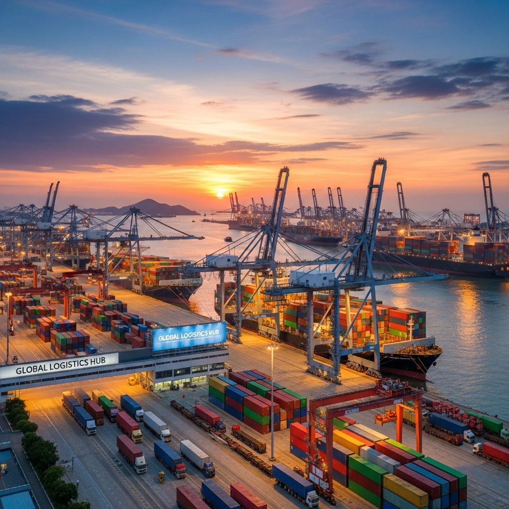 Ekonomi Maritim dan Perdagangan: Peran Pelabuhan Hub dalam Logistik Global
