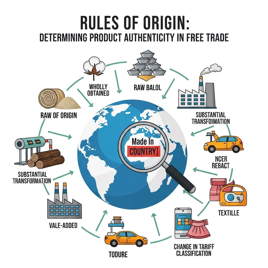 Rules of Origin: Menentukan Keaslian Produk dalam Perdagangan Bebas